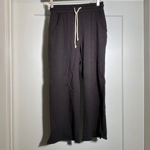 MATE the Label Cropped Sweatpants, Dark Gray, Size Small